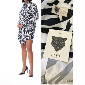 Revolve Brand: Lita by Ciara. Long sleeve blouse dress